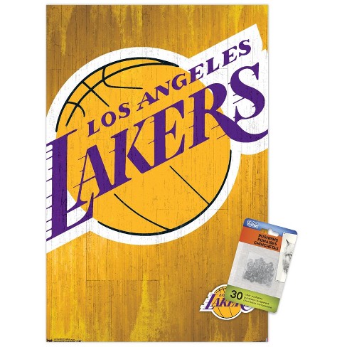 NBA Los Angeles Lakers - LeBron James 21 Wall Poster with Pushpins