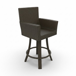 Universal 25 in Counter Height Swivel Bar Stools, Patio Furniture, 23 in L x 23 in W x 42 in H - 1 of 4