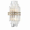 Crystorama Lighting Hayes 2 - Light Sconce in  Aged Brass - 3 of 3
