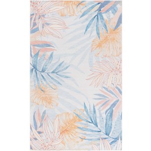 Malibu MBU841 Power Loomed Machine Washable Skid-Resistant Indoor Rugs - Safavieh - 1 of 4