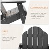 Arceso Kids HDPS Adirondack Chair, WeatherResistant, Low Maintenance, Easy to Assemble,for Fire Pit, Balcony, Backyard - 4 of 4