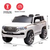 Acekool Kids Ride-On Vehicle - 12V 2-Seater, Remote Control, Music Player (White) - 2 of 4
