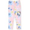 Hello Kitty Little/Big Girls’ 2-Piece Faux Fur Crew Neck Sweatshirt & Legging Set - 3 of 4