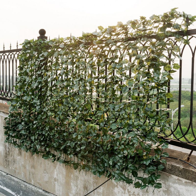 Costway 40''x95'' Faux Ivy Leaf Decorative Privacy Fence Screen Artificial Hedge Fencing, 5 of 10