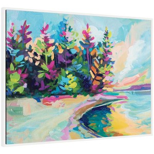 Kate and Laurel Sylvie Saturday In Door County Framed Canvas by Rachel Christopoulos - 1 of 4