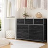 Dresser with 10 Drawers for Bedroom, TV Stand for 55” TV, Entertainment Center, Storage Organizer Unit for Living Room, Closet, Entryway, Hallway - 2 of 4