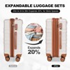 ZACHVO 3 Piece Hardside Luggage Set with Spinner Wheels,TSA Lock,20/24/28 Inch - 4 of 4