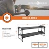 Disc-O-Bed Youth Double Cot Kid-O-Bunk, Modular for Bunk Beds, Dual Cots, or Bench with 2 Carry Bags - 2 of 4