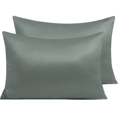 2 Pack Satin Zippered Pillowcases for Hair and Skin - NTBAY