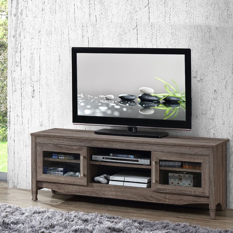 TV Stand for TVs up to 65&#34; Techni Mobili Gray, 6 of 12