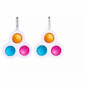 Link Simple Dimple 3 Button Bubble Popper Anti-Stress Pressure Relief Fidget Toy   - 2 Pack - 1 of 4