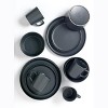 Lorren Home Trends Gray Stoneware Dinnerware Set, 16 Piece, Service for 4, Microwave and Dishwasher Safe - 2 of 4