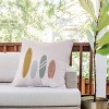 26"x26" Deny Designs Menina Lisboa Summer Cool Surfboards Square Outdoor Throw Pillow Yellow - 3 of 4