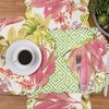 C&F Home Moana Cotton Quilted Round Reversible Placemat Set of 6 - image 4 of 4