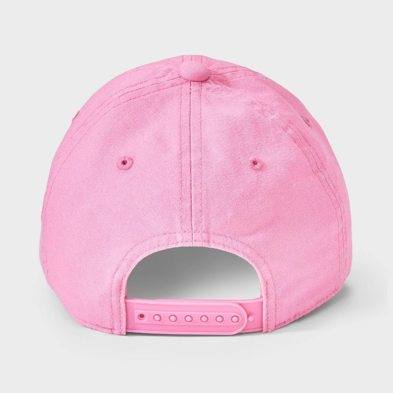 Girls&#39; Baseball Hat with Sequin Strawberry - Cat &#38; Jack&#8482; Pink, 3 of 7