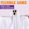 Joyfy 3 Pcs Halloween Hanging Ghosts Decoration, 27.5" Flying Ghost Halloween Party Decor for Yard Patio Lawn Garden Party Decorations Holiday Décor - 4 of 4