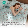 100% Cotton Sheets Bed Set,Ultra Soft & Comfort Brushed Cotton Sheet with Deep Pocket up to 16" - 3 of 4
