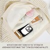 Attop Beige Beach Bag with added lining Crochet Tote Bag for Women Shoulder Bag Hobo Casual Handbags Shopping Work Bag - 2 of 4