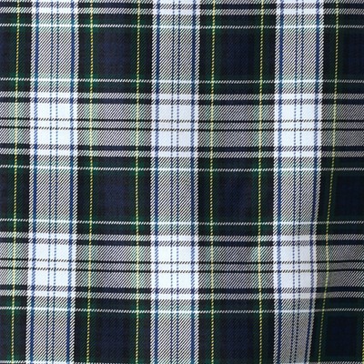 white plaid