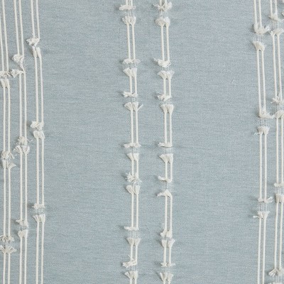 Aqua Cotton Jacquard King/California King Duvet Cover Set