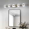 TiramisuBest 35" Modern Minimalist Bathroom Vanity Light, Modular Sectional Sofa with Storage, Sideboard Buffet Style Design for Living Room - 3 of 4