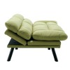 Vynxaria Modern Upholstered Loveseat Sofa - Stylish Comfort for Small Spaces - 2 of 4
