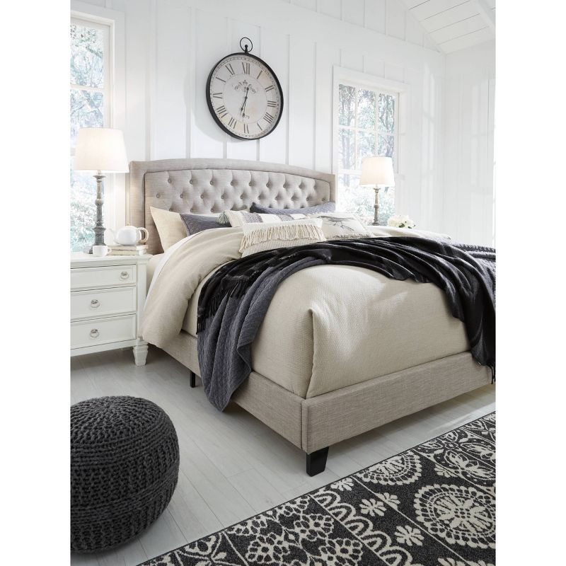 King Jerary Upholstered Bed Gray - Signature Design by Ashley, 3 of 10