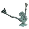 Design Toscano Crazy Legs, Leap Frog Bronze Garden Statue: Large - image 3 of 4