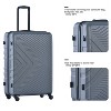 3 Piece Luggage Sets 20"/24"/28" Lightweight Hardshell Suitcase With 2 Hooks, Spinner Wheels, TSA Lock For Travel - 2 of 4