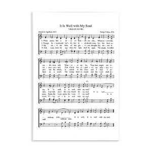 Stupell Industries Well With My Soul Sheet Music, 13" x 19" - 1 of 4