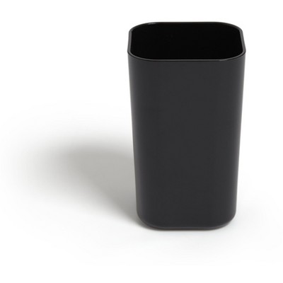 TRU RED Plastic Pencil Cup Black TR55321