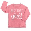 Lalo & Luna Happy Birthday T-Shirt (Girls 1 to 12) Sassy Kids Party Tee - Sweet Baby/Toddler Outfit - 2 of 4