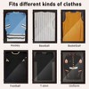 Resenkos 26" x 35" Shadow Box Frame, UV-Resistant Jersey Display Case with T-shirt Hanger and 2 Keys, Brown - 3 of 4