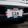 Howard University Stripes License Plate Tag Frame - 2 of 4