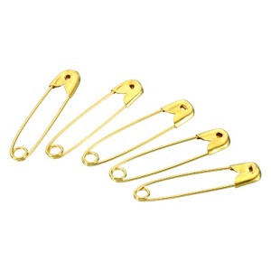 Unique Bargains Metal DIY Blankets Crafts Brooch Making Home Sewing Nickle Plated Safety Pins 200 Pcs - 1 of 4