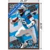 Trends International NFL Carolina Panthers - Derrick Brown 24 Framed Wall Poster Prints - 3 of 4