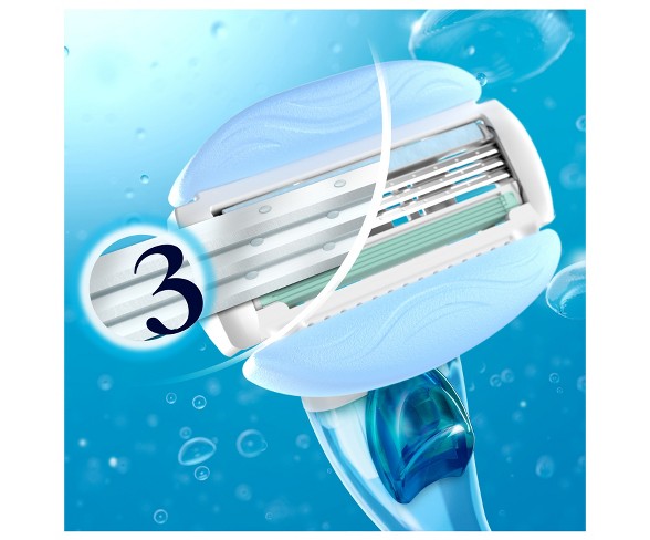 Venus ComfortGlide Vanilla Cr&#232;me Scented 3-Blade Women&#39;s Razor Blade Refills - 6ct