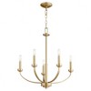 Quorum Lighting Reyes 5 - Light Chandelier in  Aged Brass - 3 of 3