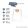 Topvacuumparts Replacement Part For Beam Central Vacuum Cleaner Paper Bags 3Pk # compare to part 110360 - 2 of 3