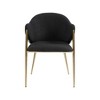 Meridian Furniture,Nial Boucle Fabric Dining Chair, Set of 2 - 3 of 4