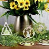 Juvale 24 Pack Easter Wood Ornaments for Tree Decorations, Spring Arts and Crafts, Rustic Farmhouse Décor, 3 x 3 In - 2 of 4
