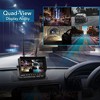 Pyle 7" Wireless Vehicle Backup Camera & Monitor DVR Kit - Night Vision, Waterproof Cams, Quad-View, Black - 3 of 4