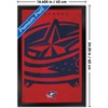 Trends International NHL Columbus Blue Jackets - Logo 25 Framed Wall Poster Prints - 3 of 4