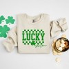 Simply Sage Market Women's Graphic Sweatshirt Lucky Season Checkered - image 3 of 3