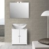 Karl Home White Bathroom Vanity Without Sink Top - 3 of 4