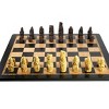 WorldWise Imports Chess Set - Medieval Resin Chessmen on Ebony/Birdseye Board - 4 of 4
