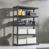 ROOMTEC 5 Tier Heavy Duty Metal Storage Shelves, Adjustable Standing Storage Shelf Units Rack (72"H x 47.2"W x 17.7"D) - 3 of 4