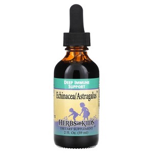 Herbs for Kids Echinacea/Astragalus Deep Immune Support Liquid for Seasonal Defense and Daily Wellness – 2 oz - 1 of 4