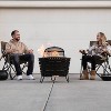 Tiki 2pc Social Outdoor Fire Pit Screen & Poker Set Black & Gold - 4 of 4