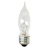 GE 40W 4pk CAM Long Life Incandescent Chandelier Light Bulb White: 360 Lumens, Dimmable, E26 Base, 2600K, Decorative Use - 2 of 4